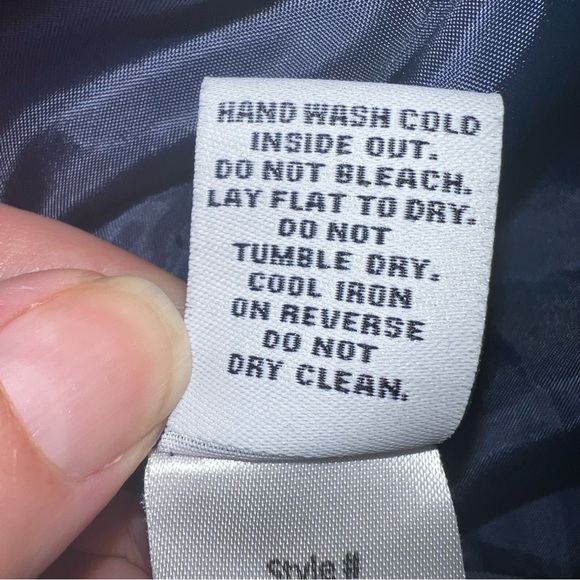 Overland Women’s Double Breasted Lined Blue 100% Tencel Jacket Size Medium - Picture 11 of 11